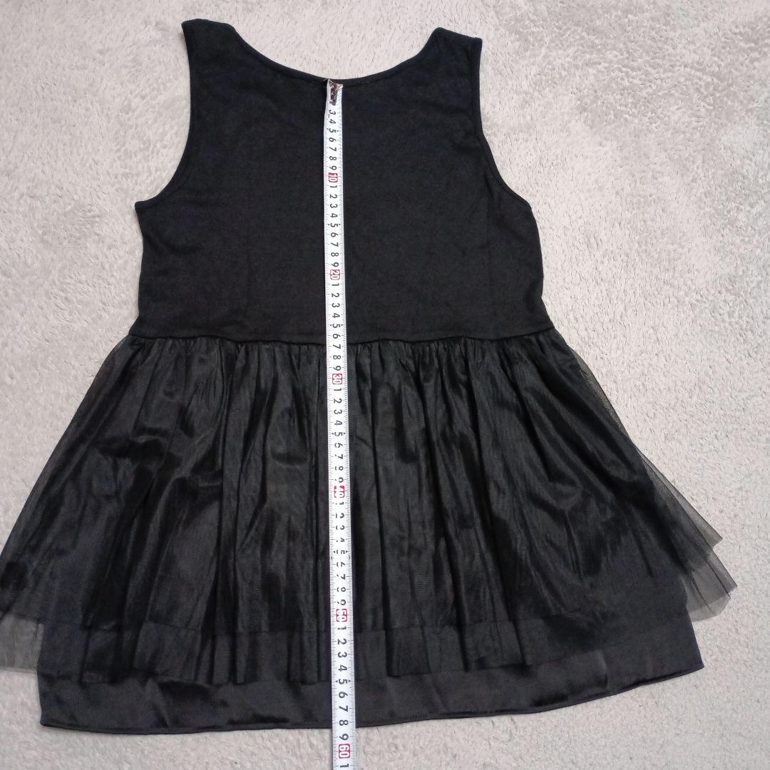 お値下げ♡BEARDSLEY ブラックタンクトップ　チュール