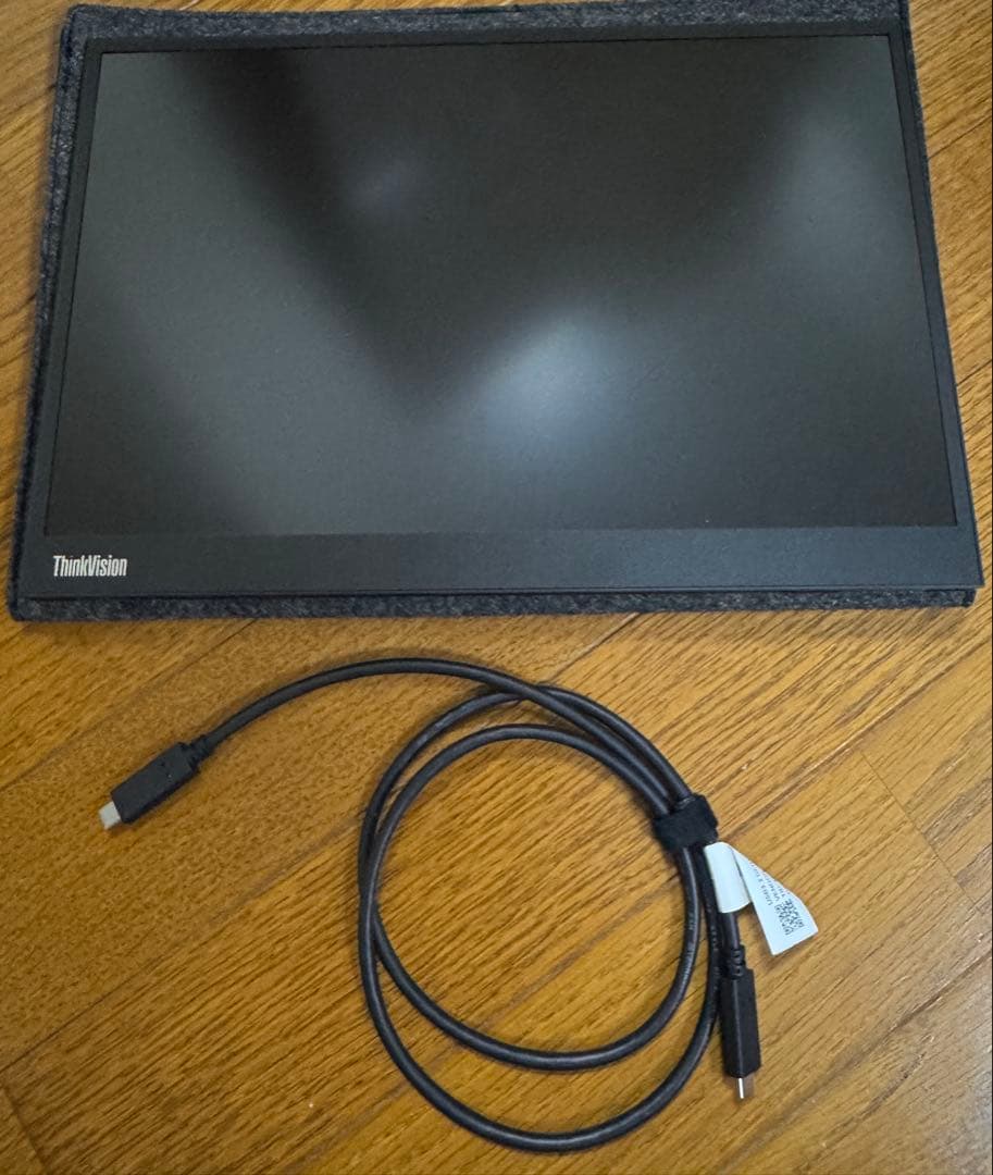 中古メーカー保証ありLenovo Thinkvision M14d