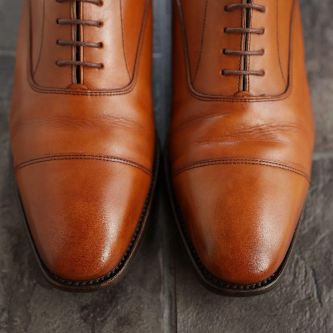 リーガル　内羽根ストレートチップ　265 茶