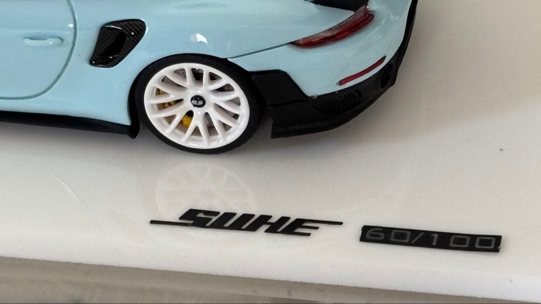 世界100台限定　suhe 1/64 ポルシェ　911 GT2RS ブルー