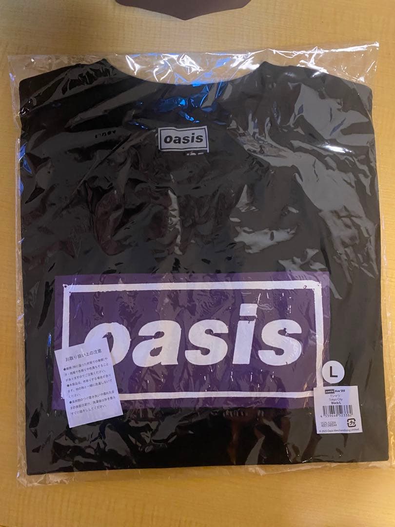 【新品未開封完売品】 Oasis live '25ロゴ Tシャツ Lサイズ 黒 新品未開封完売品】 Oasis live '25ロゴ Tシャツ Lサイズ 黒 Tシャツ