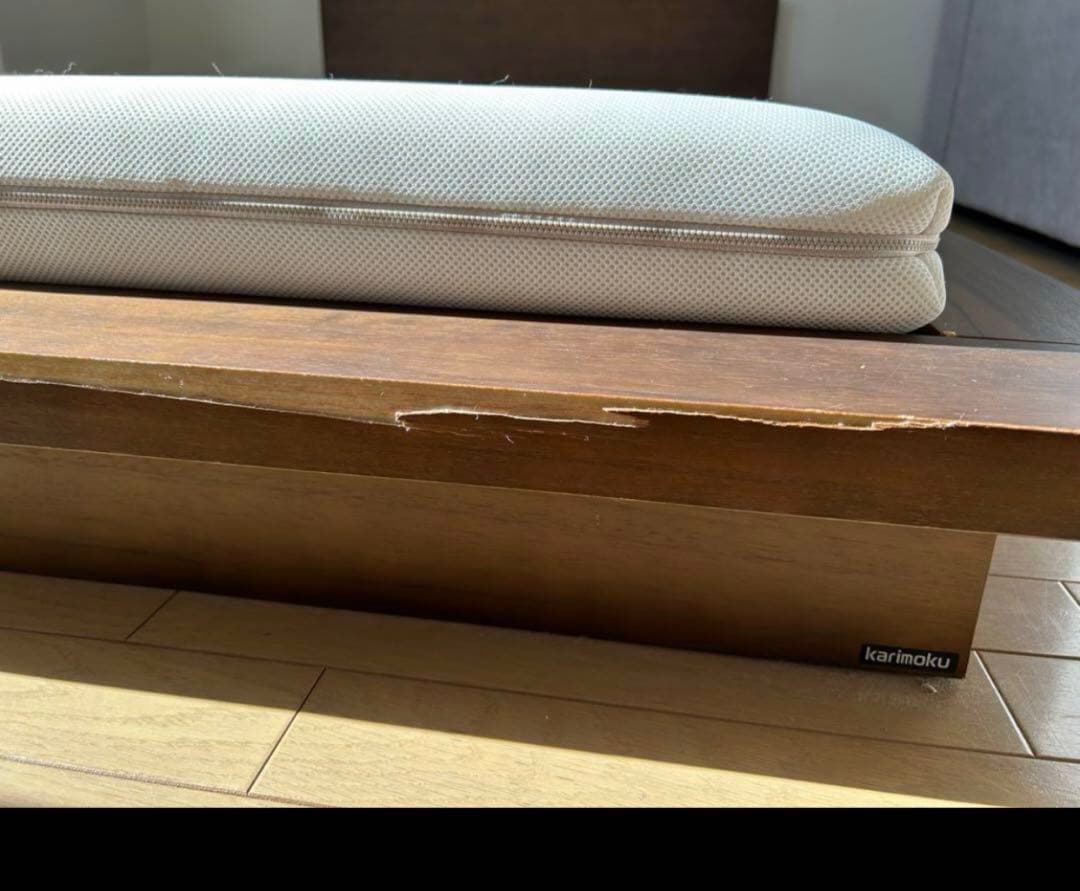 e'sさま購入用　カリモク　ベッドフレーム【3/29 15時まで】