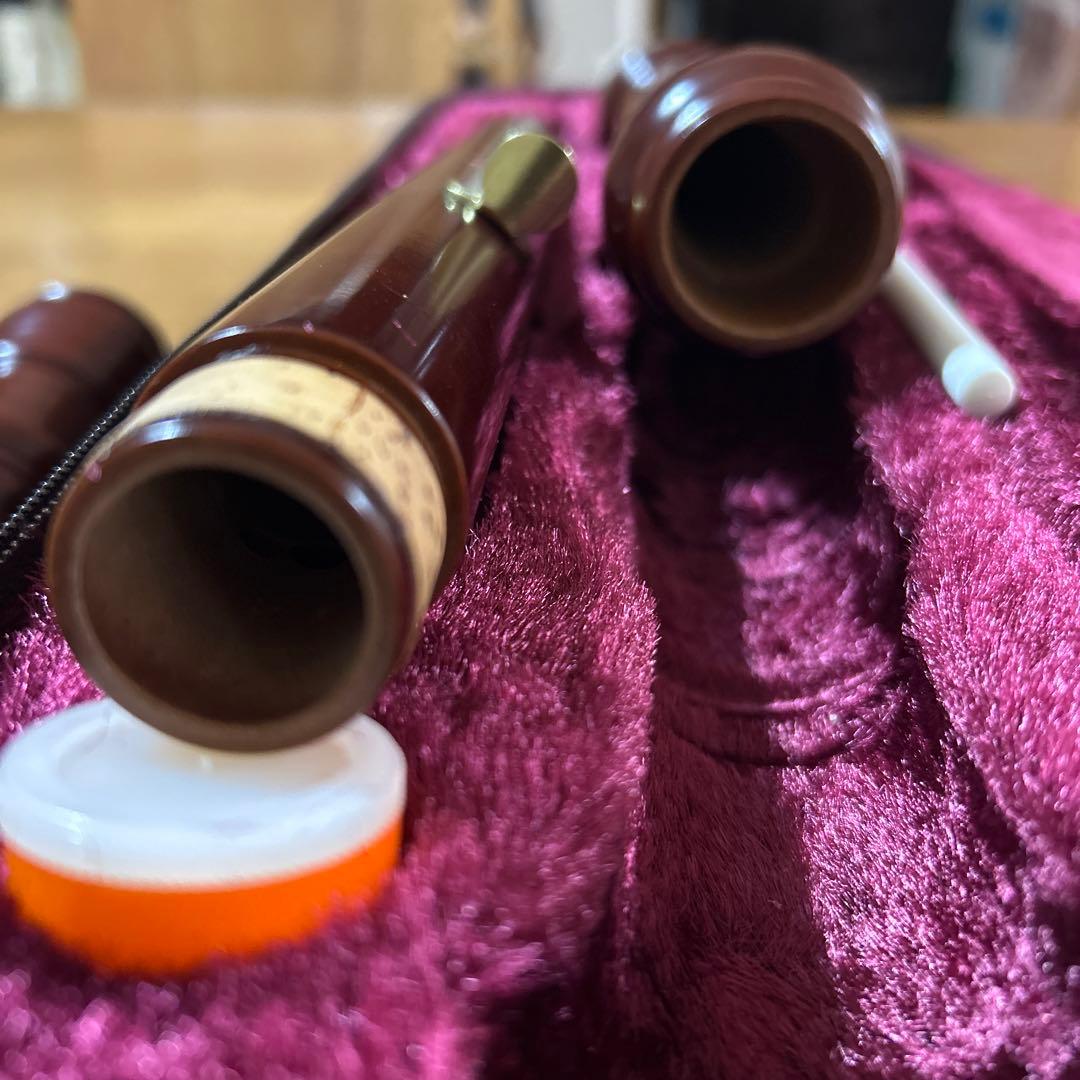 ヤマハ　テナーリコーダー 木製 ダークブラウン ケース付き