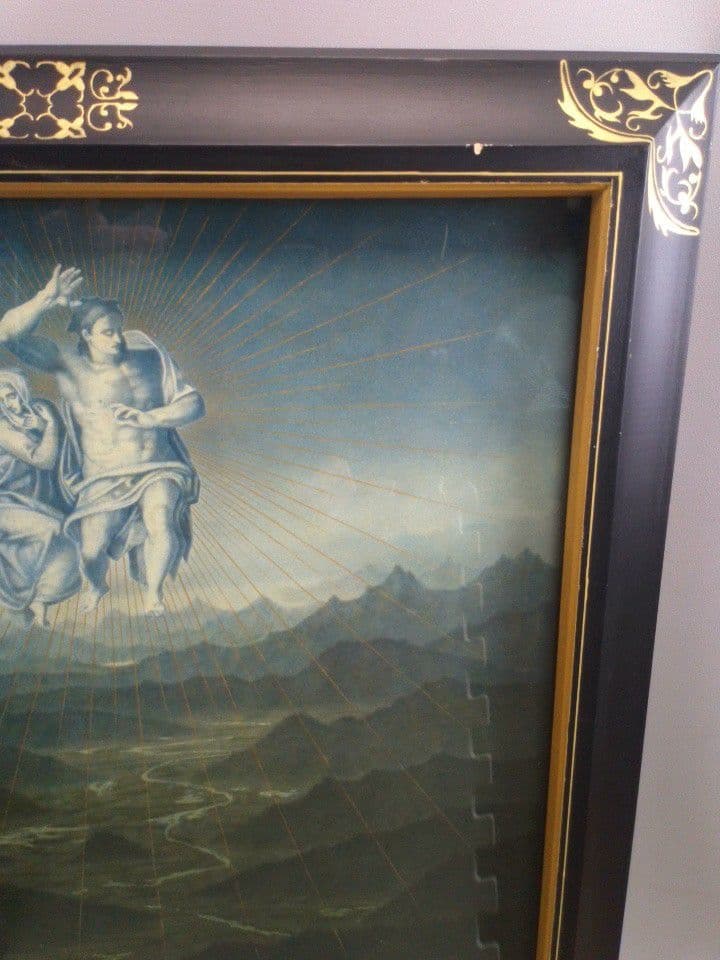 相馬武夫絵画 期待 1983年7月 ミケランジェロによる 外寸約83×55cm