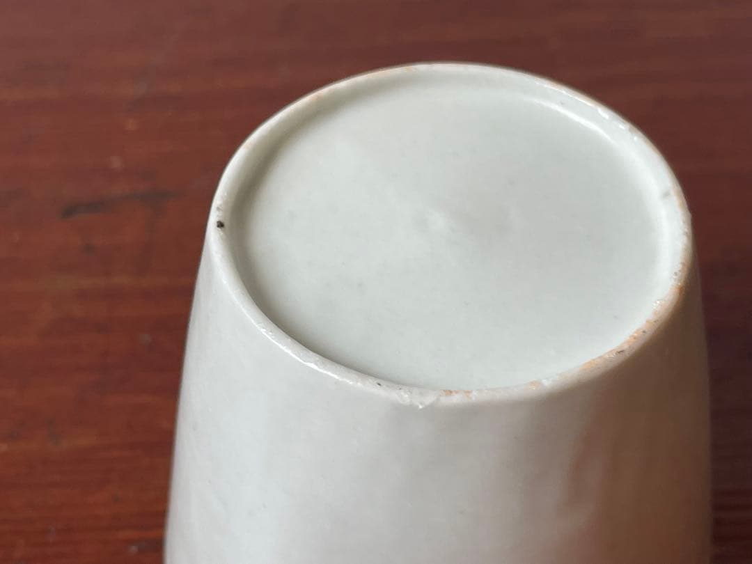 骨董 アンティーク 白磁 蕎麦猪口 古伊万里白磁 白磁蕎麦猪口 ニュウ