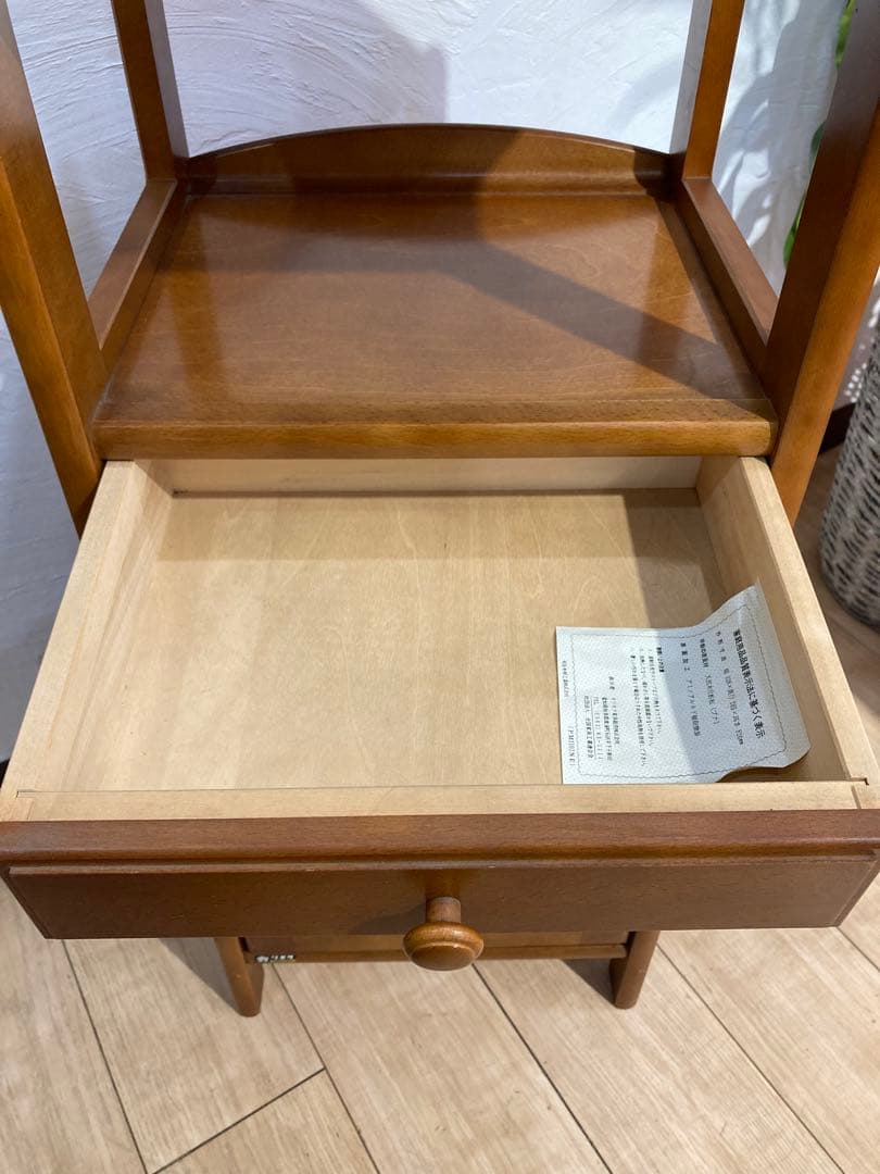 オールドカリモク 木製 棚 キャビネット 引き出し アンティーク レトロ