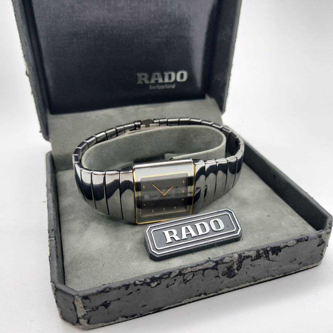 RADO クオーツメンズ腕時計 シルバー/ゴールド　動作未確認