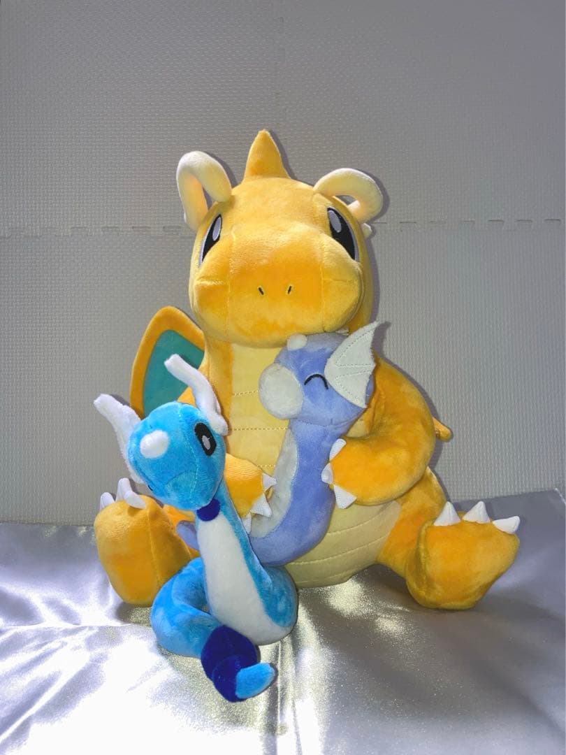 【最終値下げ】カイリュー&ミニリュウ だっこぬいぐるみ 大器晩成 ハクリュー