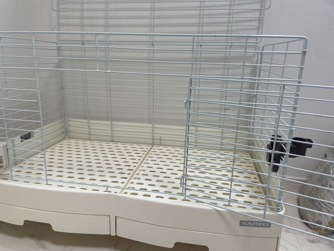 すぐ飼える！うさぎ6点セット】ケージ・トイレ・給水器・給餌器・牧草