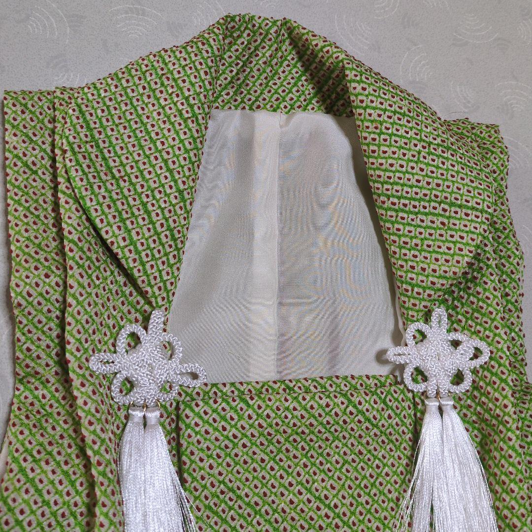 あんこ様の2点おまとめですサーモンオレンジ色と黄緑色の被布2点