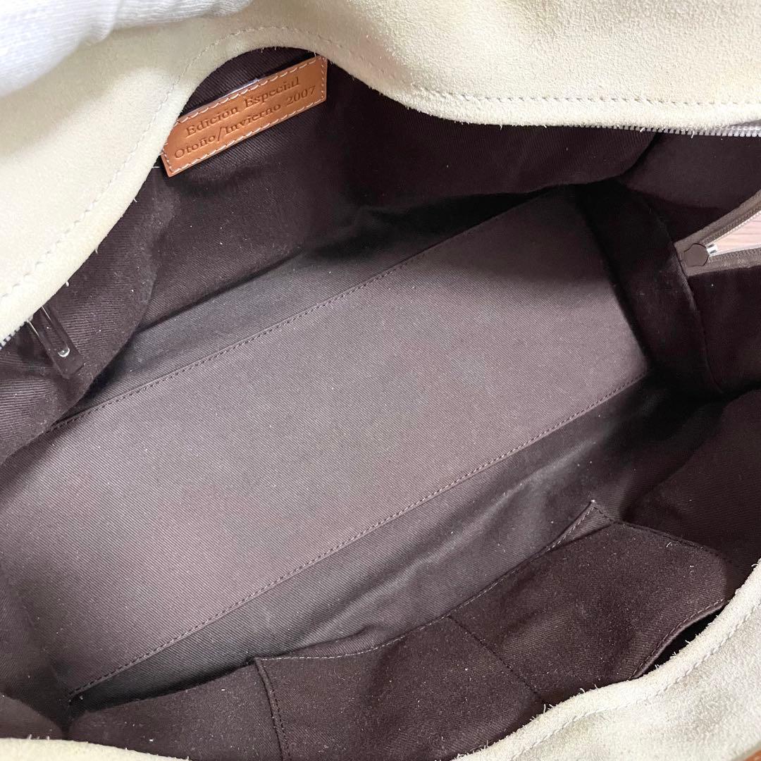 超希少/ロエベ　ハンドバッグ　アマソナ36 アナグラム　2007年限定　ベージュ