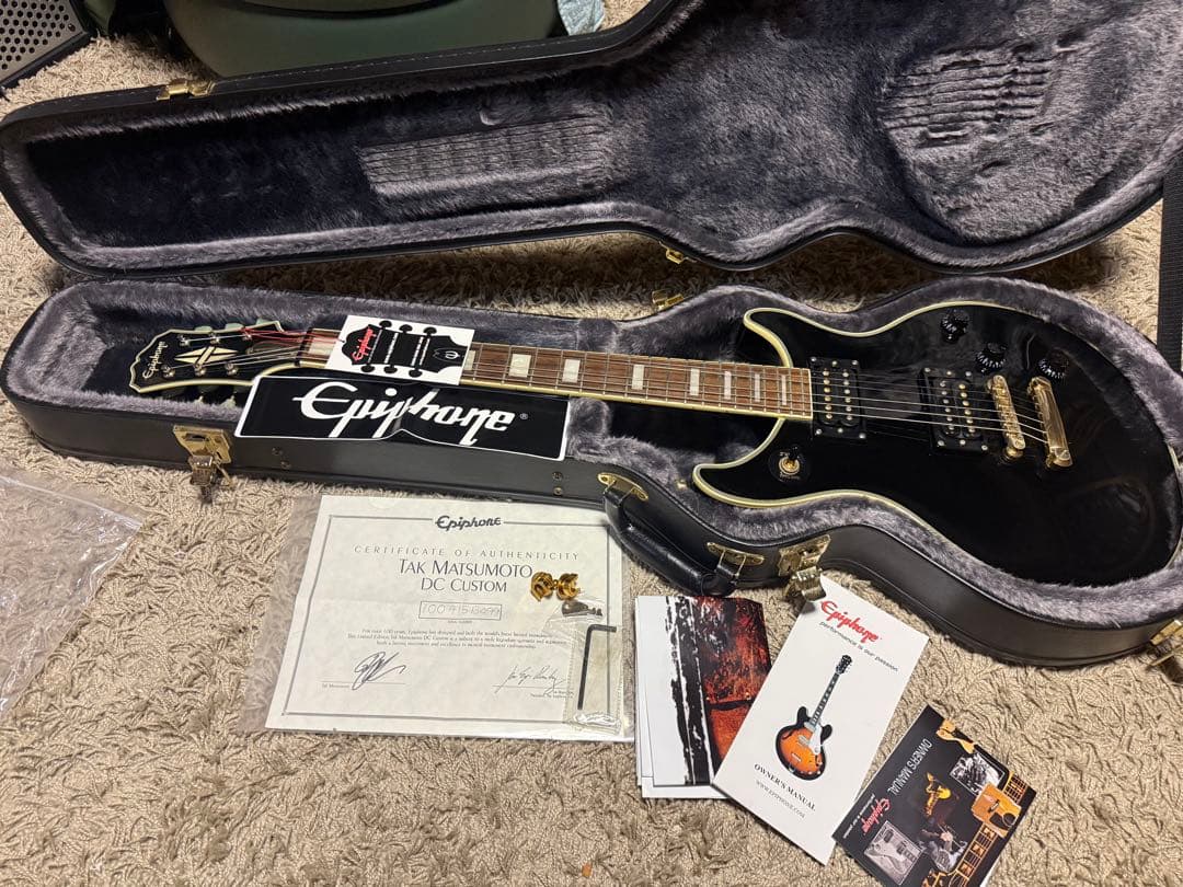Epiphone Les Paul TAK MATSUMOTO DC BLACK