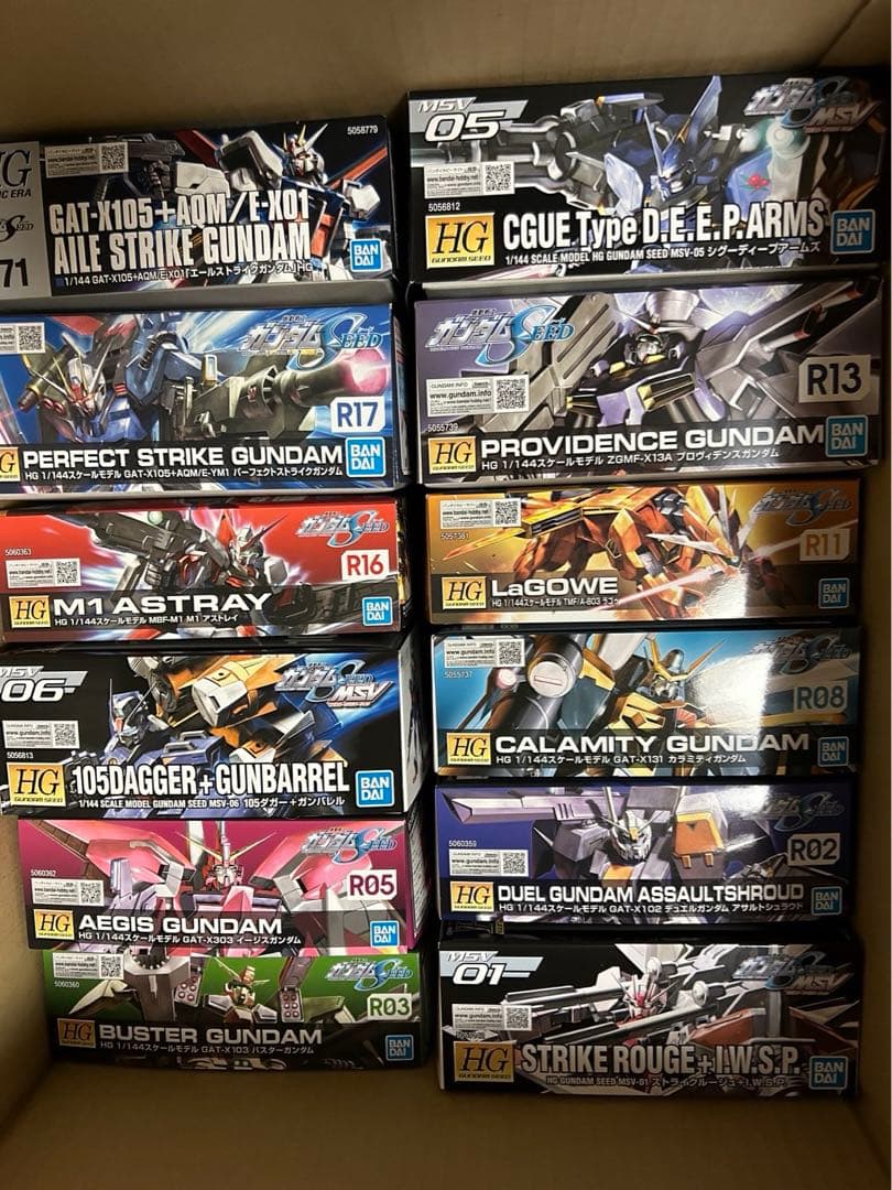 HGガンプラまとめ売り seed系 12点