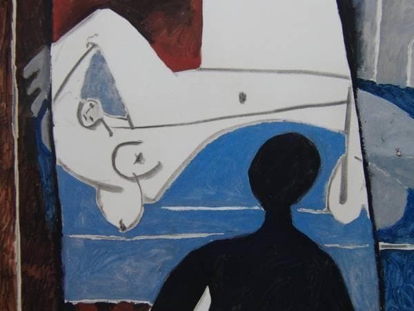 パブロ・ピカソ、【影】、希少画集画、新品高級額・額装付、状態良好