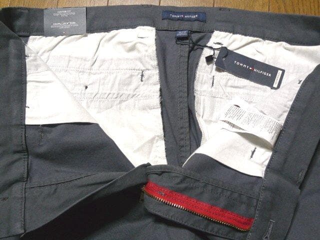 大きい】38(US)100cmトミーヒルフィガーUSA限定伸縮チノパンツ