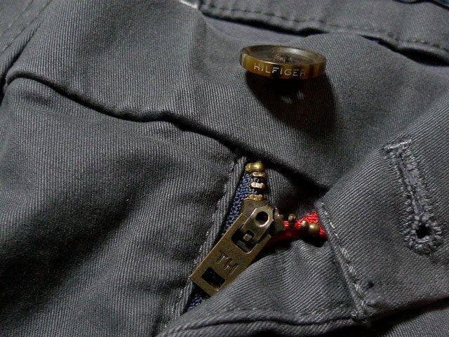 大きい】38(US)100cmトミーヒルフィガーUSA限定伸縮チノパンツ