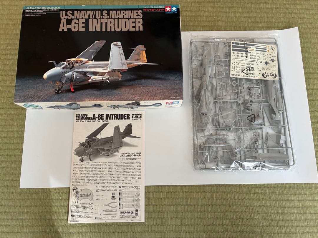 中古 航空機プラモ A-6E INTRUDER 他　TAMIYA 他