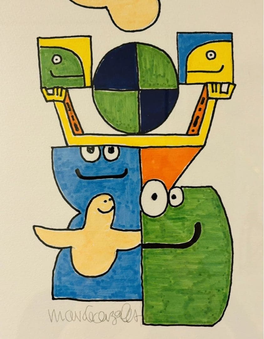 MARK GONZALES マークゴンザレス 原画 セット 直筆サイン入 額入