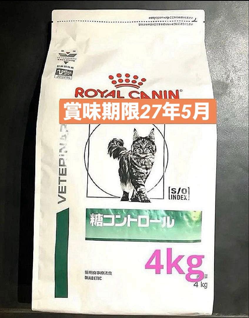 ロイヤルカナン猫用 糖コントロールドライ4キロ 賞味期限27年5月22日