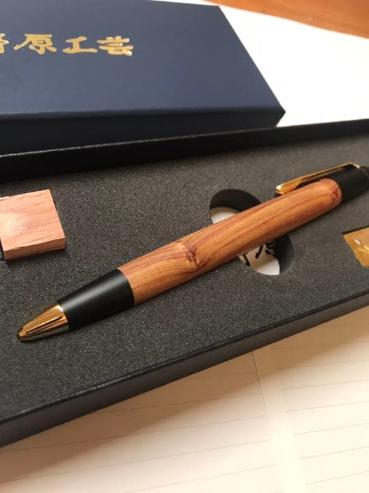 野原工芸 新型シャープペンシル 工場 チューリップウッド 0.5mm