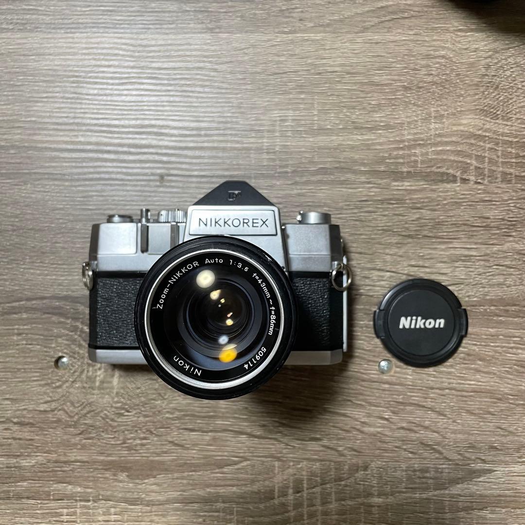 作例あり Nikon F アイレベル＋NIKKOREX F 動作確認済み 状態良 作例