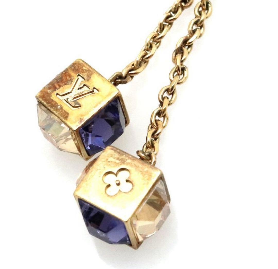 美品LOUIS VUITTON ブークルドレイユ パンダン ギャンブル ピアス