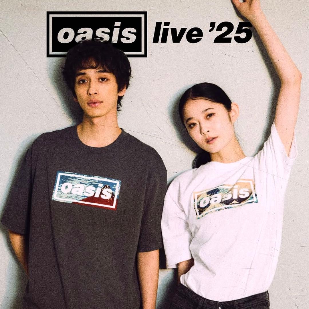 oasis Live '25 グッズ Tシャツ 波 【東京限定】 - メルカリ