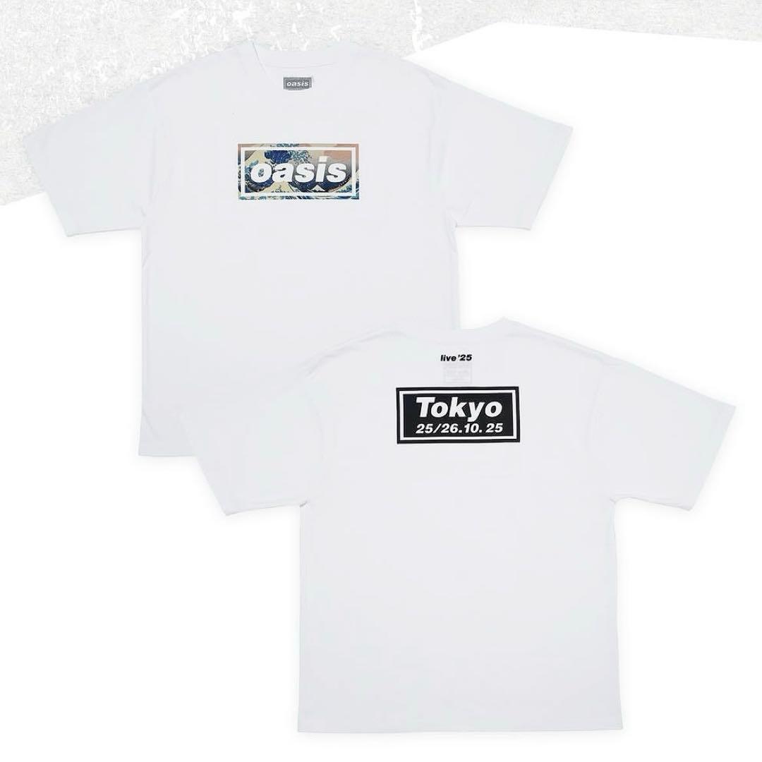 oasis Live '25 グッズ Tシャツ 波 【東京限定】 - メルカリ