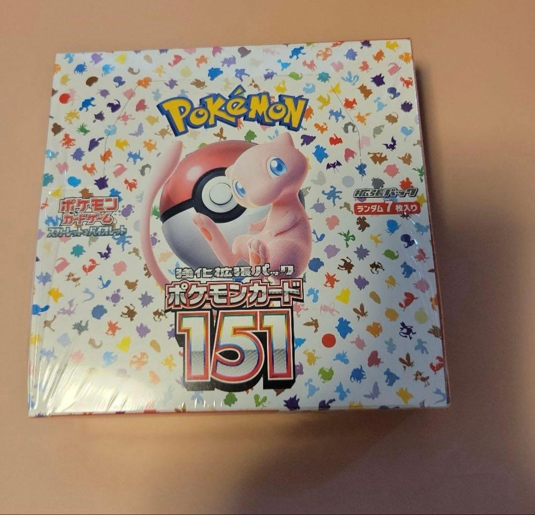 ボケモンカード151Box シュリンク付き未開封