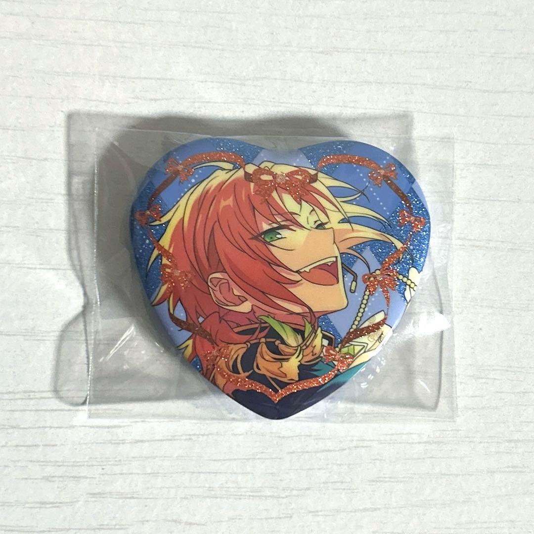 あんスタ 月永レオ ラメキラ ハート缶バッジ - メルカリ