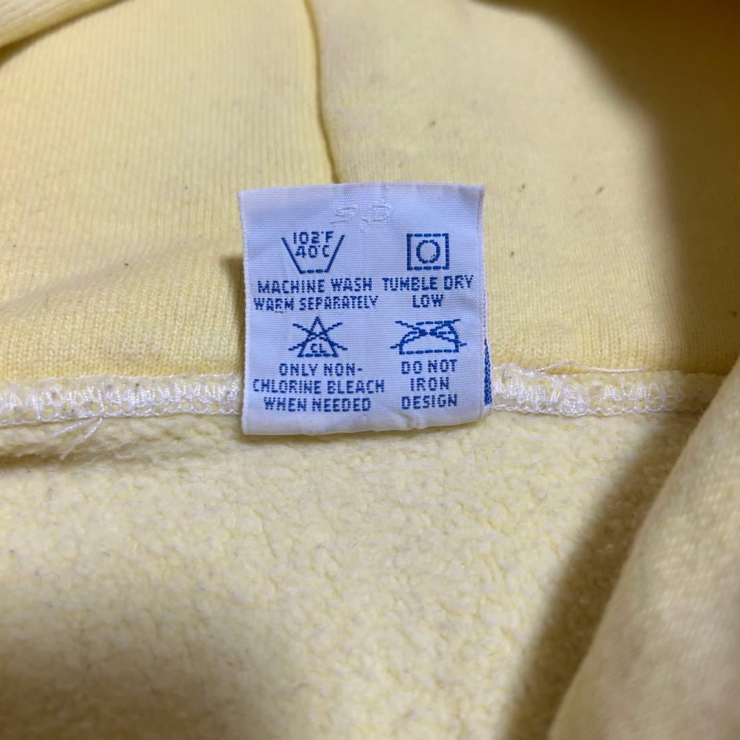 アメリカ製/champion/チャンピオン/パーカー/リバースウィーブ/黄色