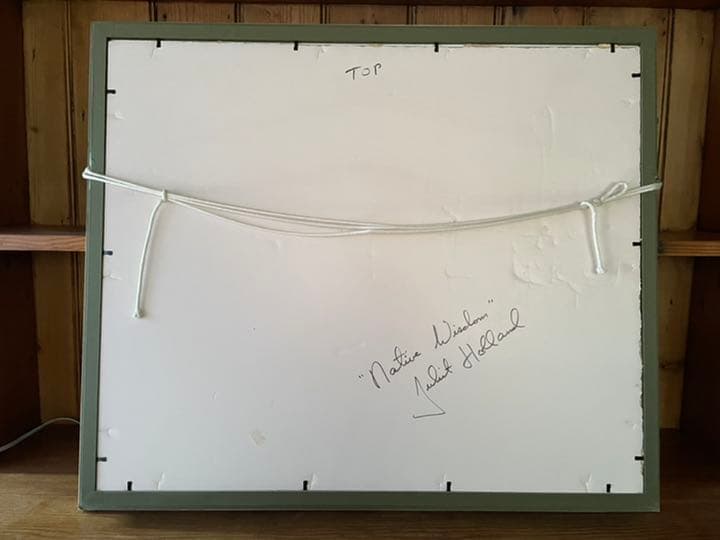 ジュリエット・ホランド : ミクストメディア作品   額装