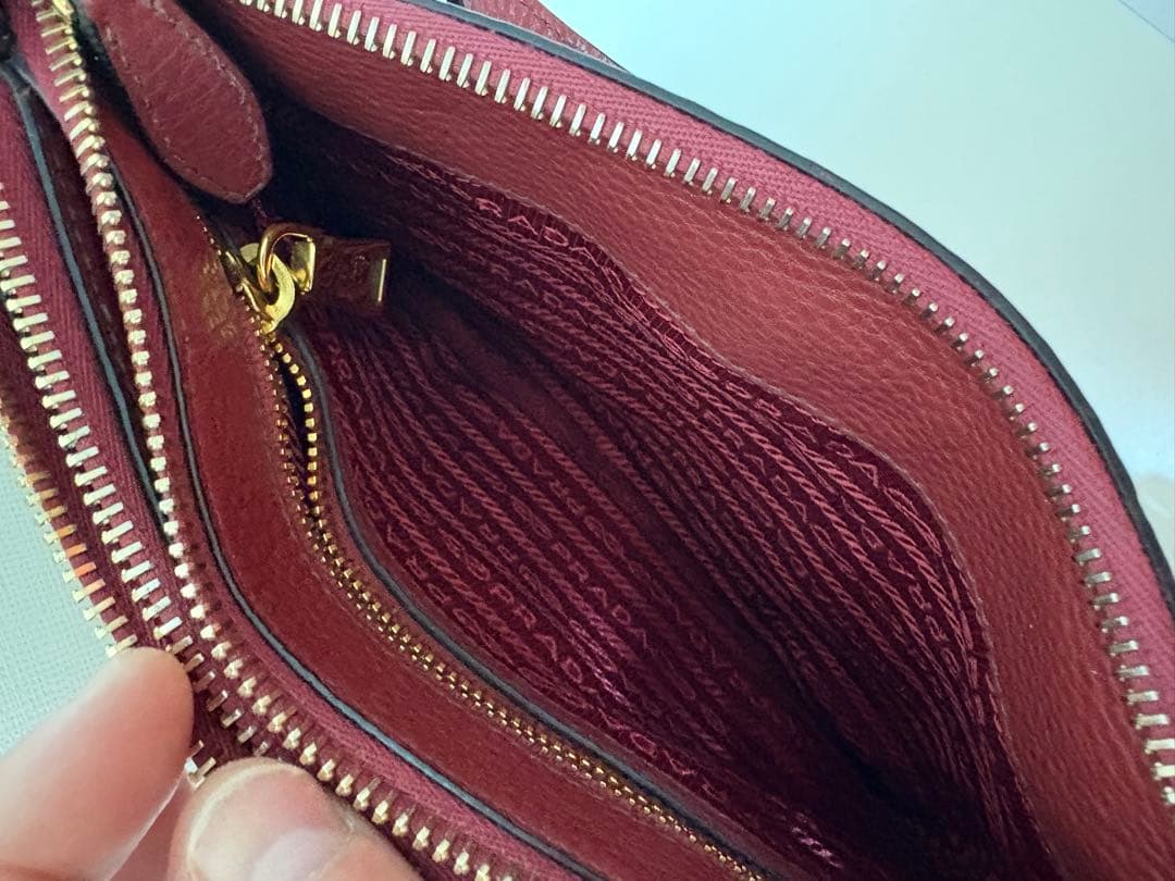 美品‼️PRADA プラダ ショルダーバッグ ヴィッテロ ギャランティーカード付き