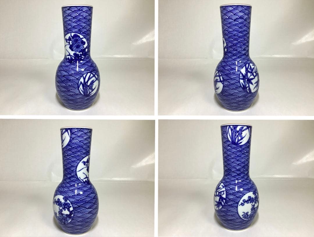 茶道具 古物品 皆具 祥瑞 青海波 四君子 杉田祥平 木箱入 - メルカリ
