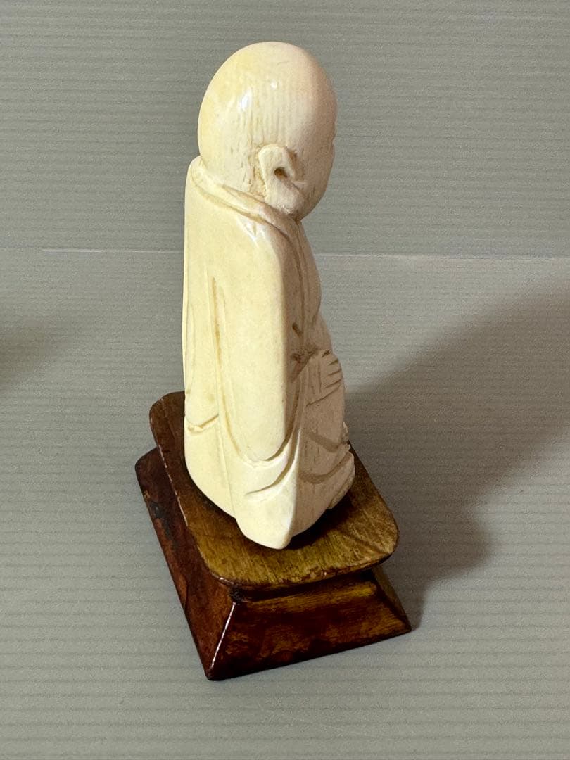 2733 根付 置物 2客 骨董品 古美術 布袋 仏像 七福神 - メルカリ