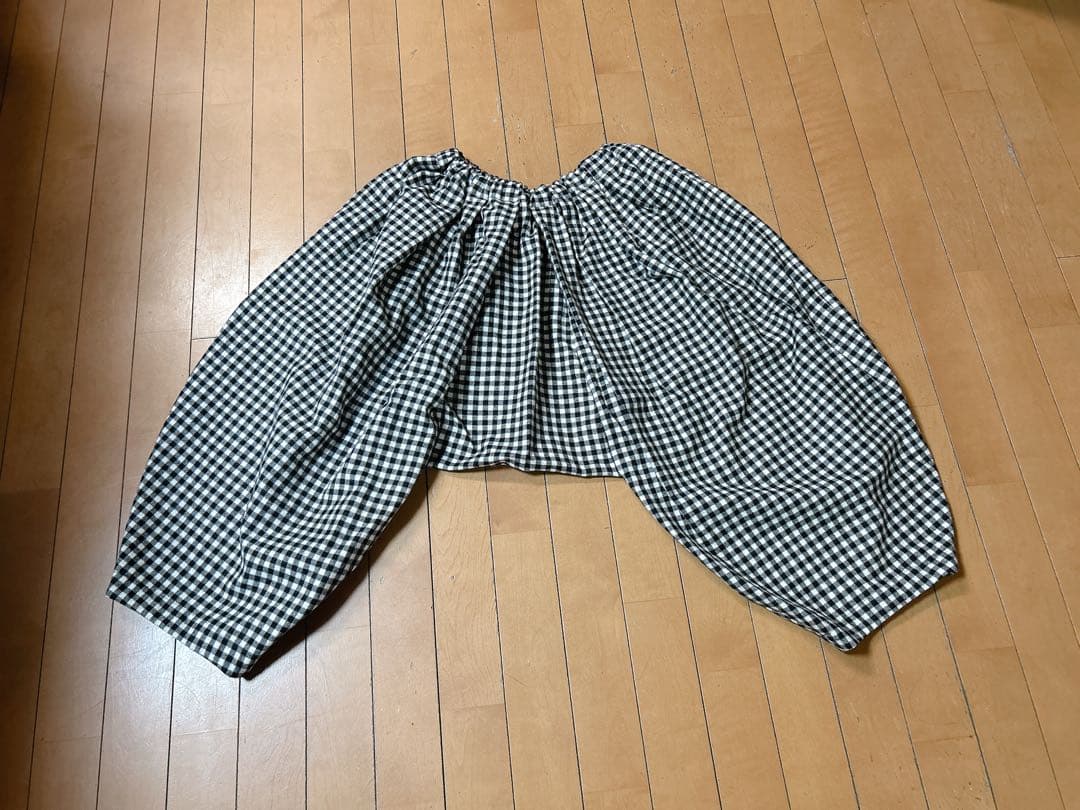 コムデギャルソンコムデギャルソン　ギンガムチェック サルエルパンツ XS