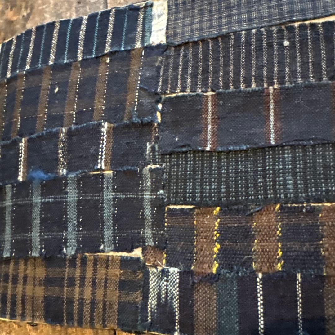 希少◇縞帳 古布 縞 襤褸