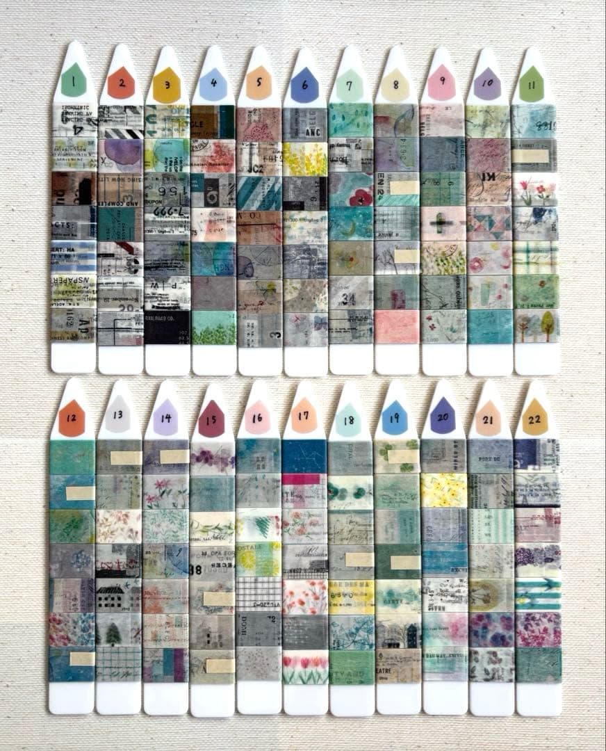 ヨハク マスキングテープ326種類 各約30cm お裾分け 切り売り