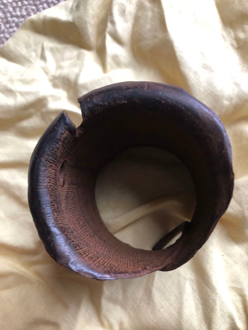 蓋置 一葉 須賀月真氏作 共箱入