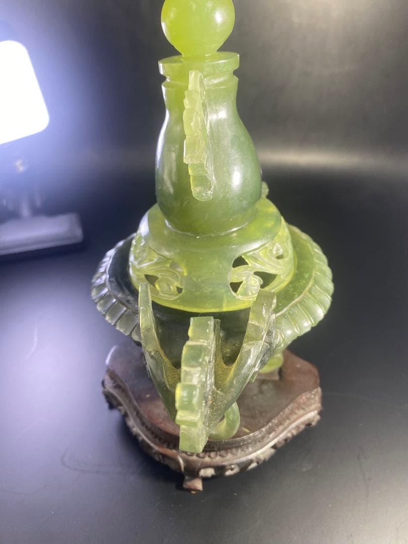 極上 古美術 玉香炉 中国清時代 重さ593g - メルカリ 中国 炊・古美術