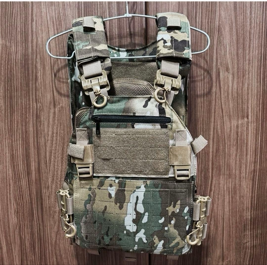 マルチカム プレートキャリア 多機能MOLLE、クイックリリース - メルカリ