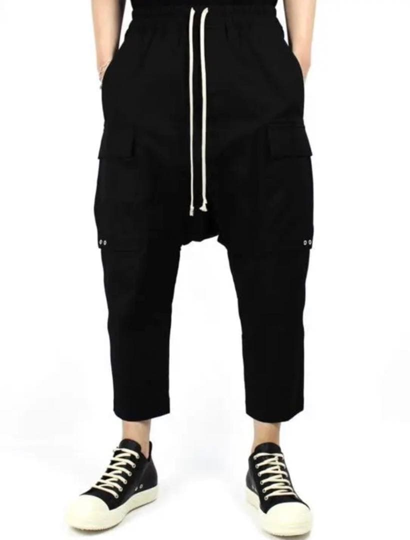 22SS リックオウエンス カーゴクロップド 50 TE 黒 22年12月購入 RICK