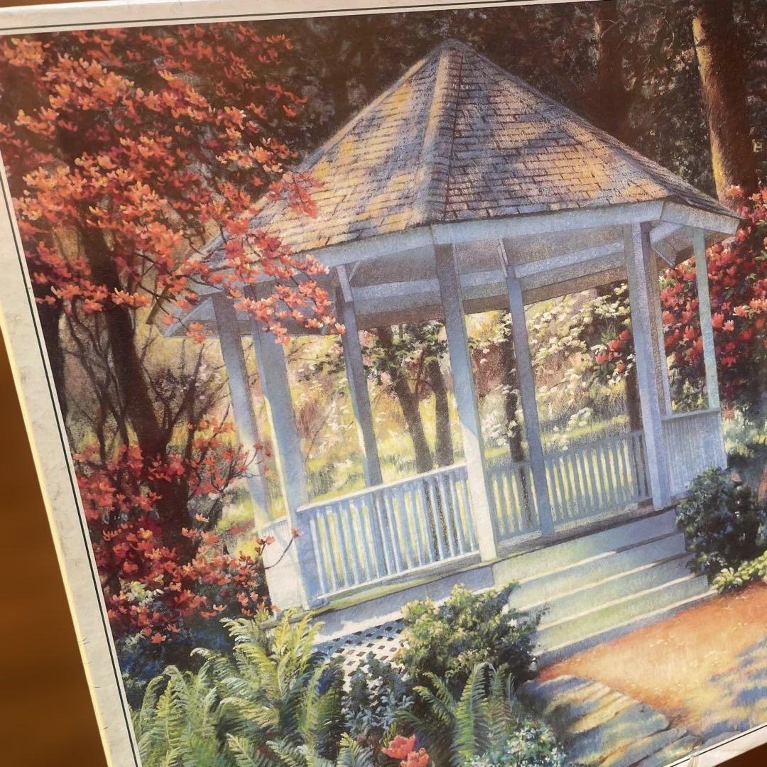 ジグソーパズル バーバラ・ヘイルズ ウッドランド・ガゼボ 750P 未開封