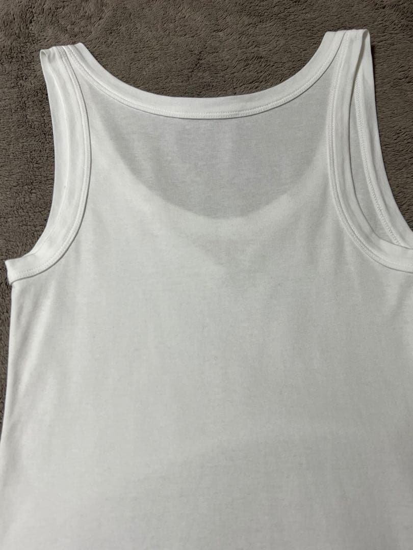 美品✨ PRADA リブニット タンクトップ ロゴ ジャージ