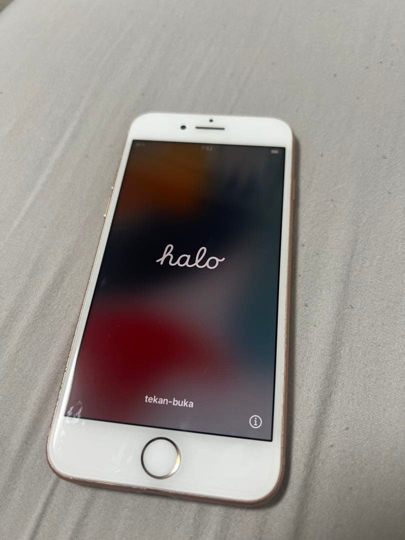 Apple iPhone 8 ゴールド 本体 画面ひび割れなし スマートフォン・携帯電話