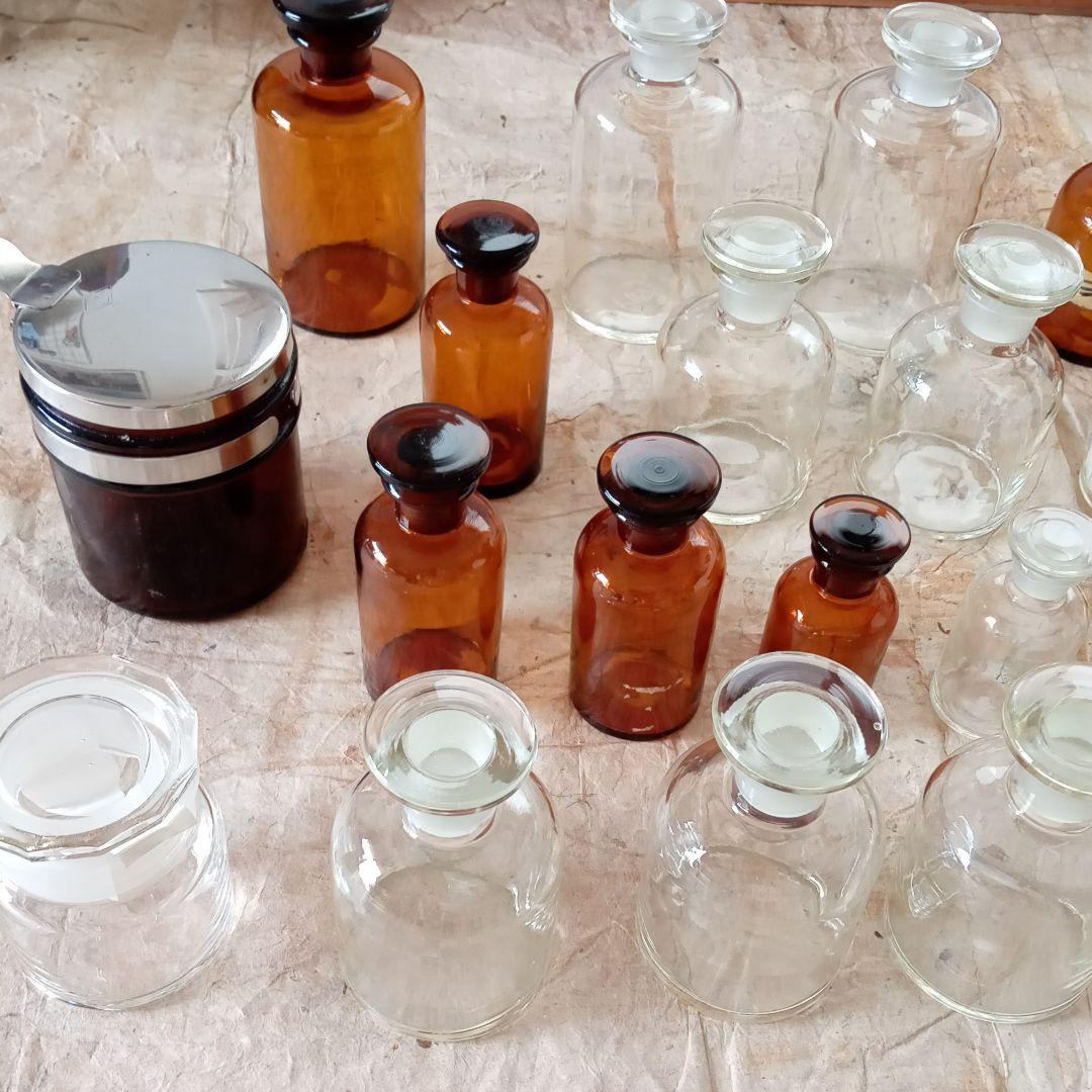 戦前 ガラス 実験室 実験道具 瓶 ボトル 骨董 古道具 アンティーク