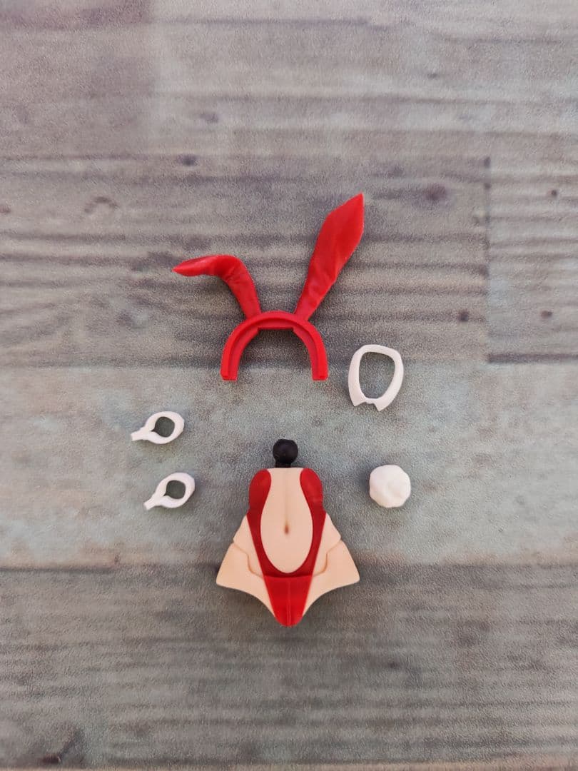 鯉印 赤バニー PUNI☆MOFU バスタードール メガミデバイス 改造