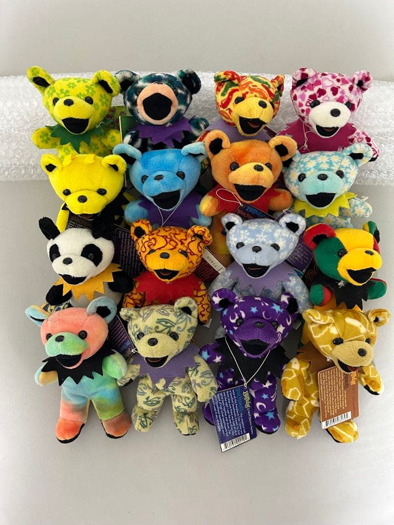 Grateful Dead Bear 24体,ツアースクラップブック1冊