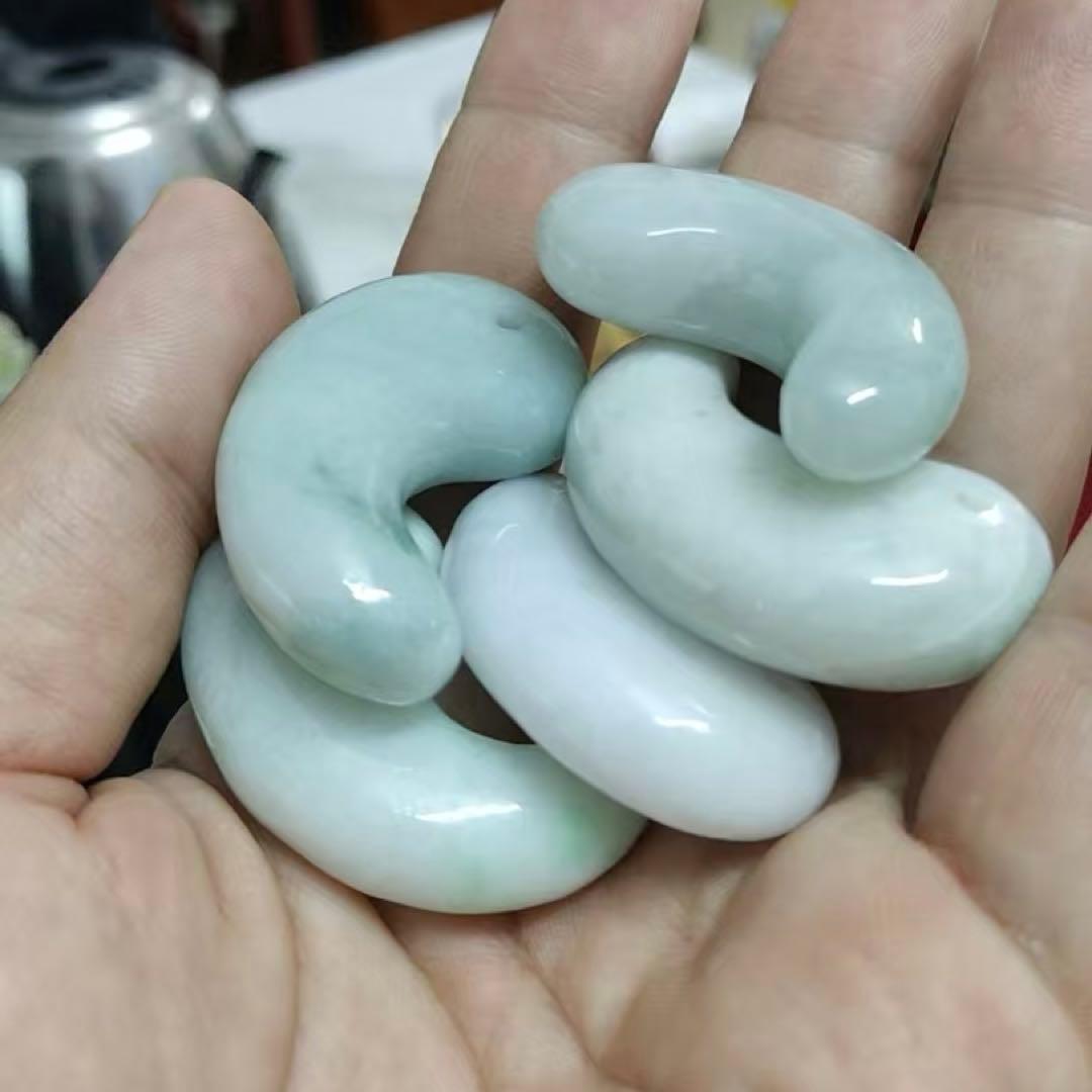 オーダー品】勾玉2種類 青瑪瑙と翡翠