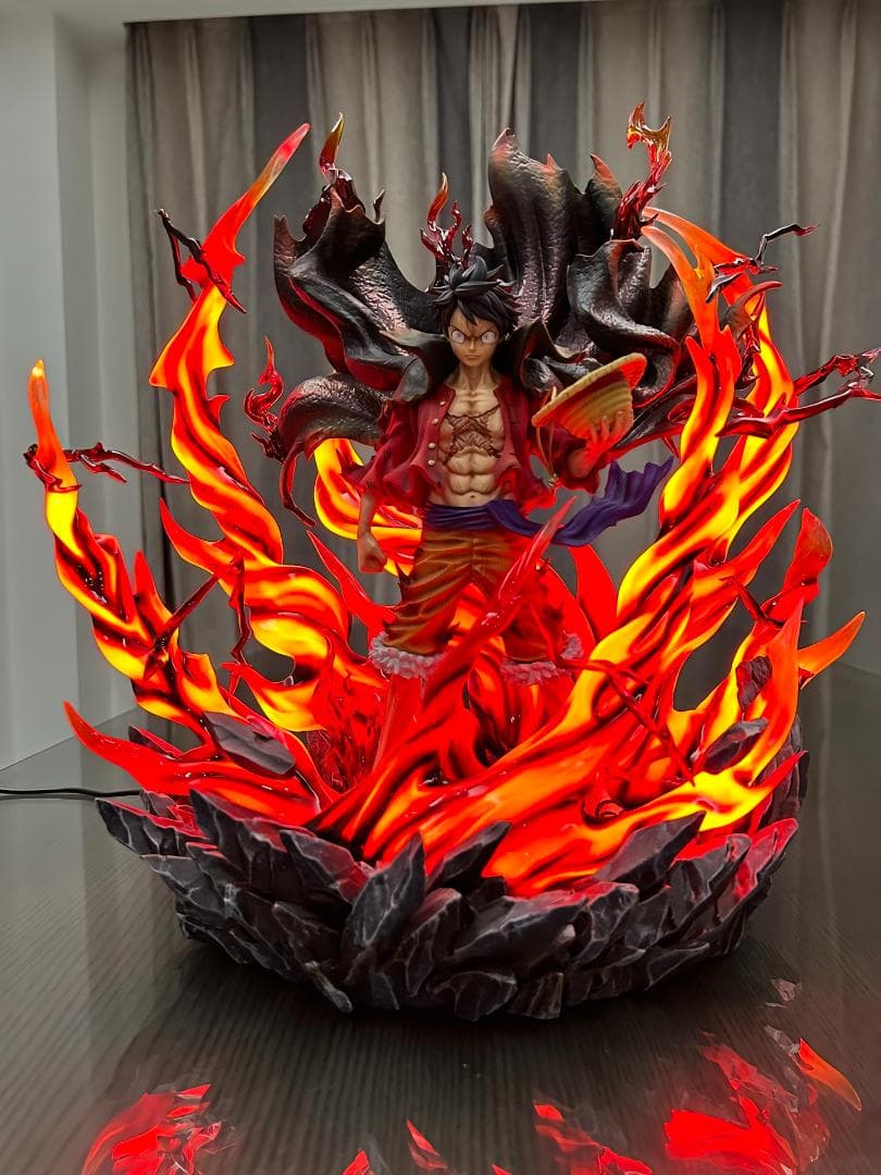 ワンピース 覇王色の覇気 新四皇 ルフィ ガレージキット フィギュア